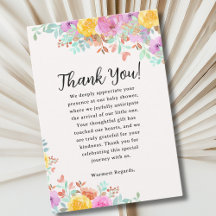 Baby in Bloom Wildflowers Floral Baby Shower