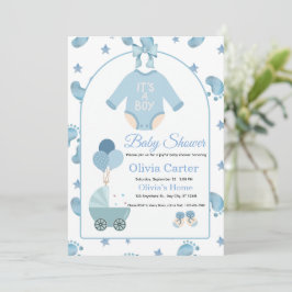 Cartão De Agradecimento Baby Shower Invitation