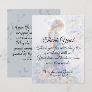 Cartão De Agradecimento Baby Shower Thank You Card