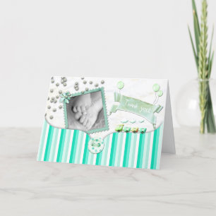 Cartão De Agradecimento Baby shower Thank you card