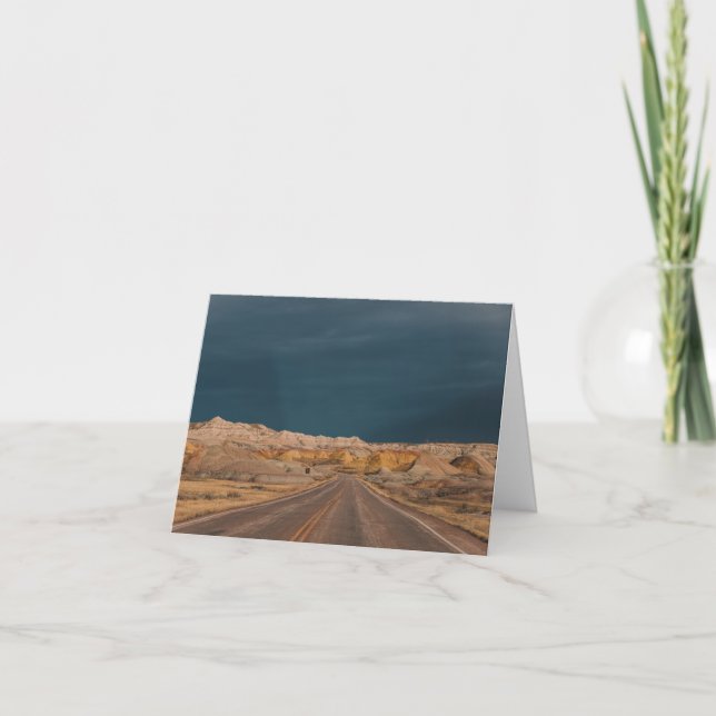Cartão de Agradecimento Badlands (Frente)