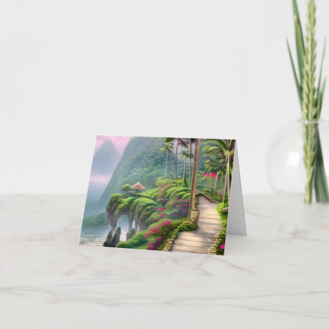 Cartão De Agradecimento Bali é um dos destinos mais amados na (Frente)