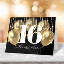 Balões de Aniversário de 16 Anos Luxuoso Feminino