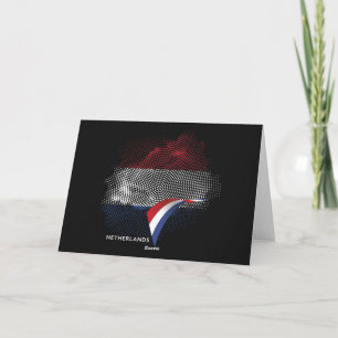 Cartão De Agradecimento bandeira da Holanda