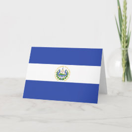 Cartão De Agradecimento Bandeira de El Salvador