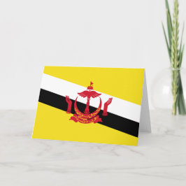 Cartão De Agradecimento Bandeira do Brunei