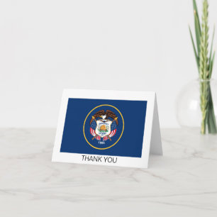 Cartão De Agradecimento Bandeira do Estado de Utah