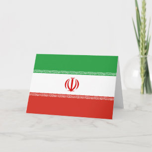 Cartão De Agradecimento Bandeira do Irã