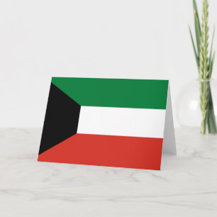Cartão De Agradecimento bandeira do Kuwait