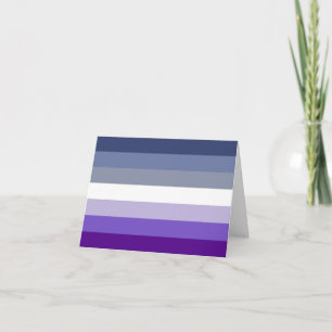 Cartão De Agradecimento Bandeira do Orgulho Lésbico Butch