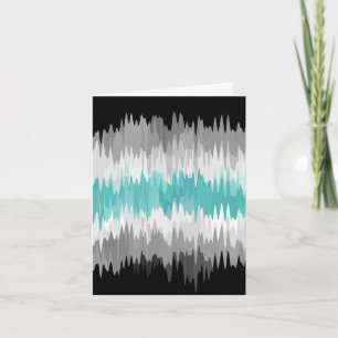 Cartão De Agradecimento Bandeira do Orgulho Libramasculino Boho Funky Abst
