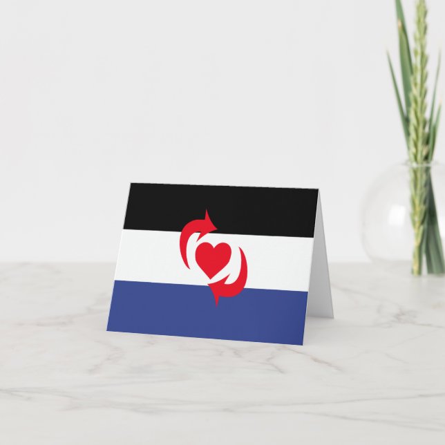 Cartão De Agradecimento Bandeira do Orgulho Switch (Frente)