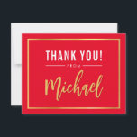 Cartão De Agradecimento BAR MITZVAH obrigado você chamada de dourado verme<br><div class="desc">pelo kat massard >> kat@simplysweetPAPERIE.com << Uma maneira simples e na moda para dizer obrigado para o seu convidado para participar do BAR/BAT MITZVAH do seu filho como modelo, é simples você adicionar seus próprios detalhes ou clicar no botão personalizar e você pode adicionar ou alterar texto, fontes, tamanhos etc....</div>