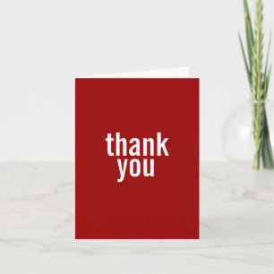 Cartão De Agradecimento Bar Mitzvah Thank You Cards {Red}