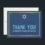 Cartão De Agradecimento BAR MODERNO MITZVAH obrigado inteligente negrito q<br><div class="desc">pelo kat massard >> kat@simplysweetPAPERIE.com << Uma maneira simples e na moda de dizer obrigado para o seu convidado para assistir ao BAR do seu filho MITZVAH Setup como modelo é simples você adicionar seus próprios detalhes ou clicar no botão personalizar e você pode adicionar ou alterar texto, fontes, tamanhos...</div>