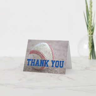 Cartão De Agradecimento Baseball