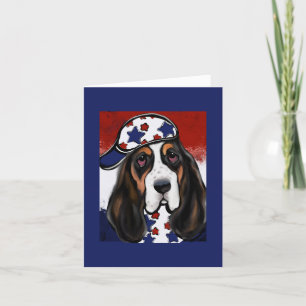 Cartão De Agradecimento Basset Hound