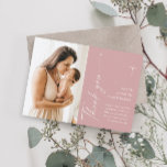 Cartão De Agradecimento Batismo Fotográfico Elegante Moderno<br><div class="desc">Cartões de agradecimentos de Batismo Fotográfico de Raparigas Elegantes Modernas. Clique no botão personalizar para personalizar este design com seus detalhes. Para alterar as cores e fontes,  escolha editar este design para abrir mais as opções adicionais de personalização.</div>