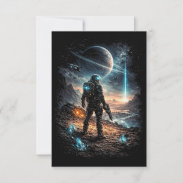 Cartão De Agradecimento Beacon on the Distant World
