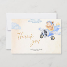 Cartão De Agradecimento Bearly Wait Baby Shower Thank You Card
