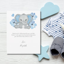 Bebê Menino Flor Balão Elefante Azul Chuvade Bebê