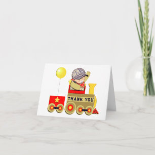Cartão De Agradecimento Bebê Menino Personalizado
