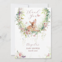 Bebê no Bloomland Woodland Floral Baby Chá