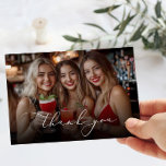 Cartão De Agradecimento Beije a foto da Festa de solteira do adeus<br><div class="desc">Beije o Cartões de agradecimentos de fotos Festa de solteira de adeus. Itens correspondentes estão disponíveis.</div>