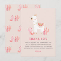 Bela Diversão Llama Rosa Primeiro Aniversário