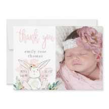 Bela Madeira Coelhinha Rosa Muito Obrigado