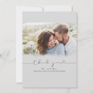 Cartão De Agradecimento Belo Casamento Bonito, Obrigado Foto