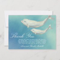Beluga Whale Mãe e Chá de fraldas de Vitelo