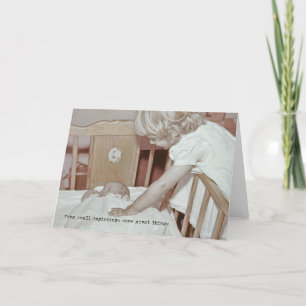 Cartão De Agradecimento BEM-VINDO BABY Saudação