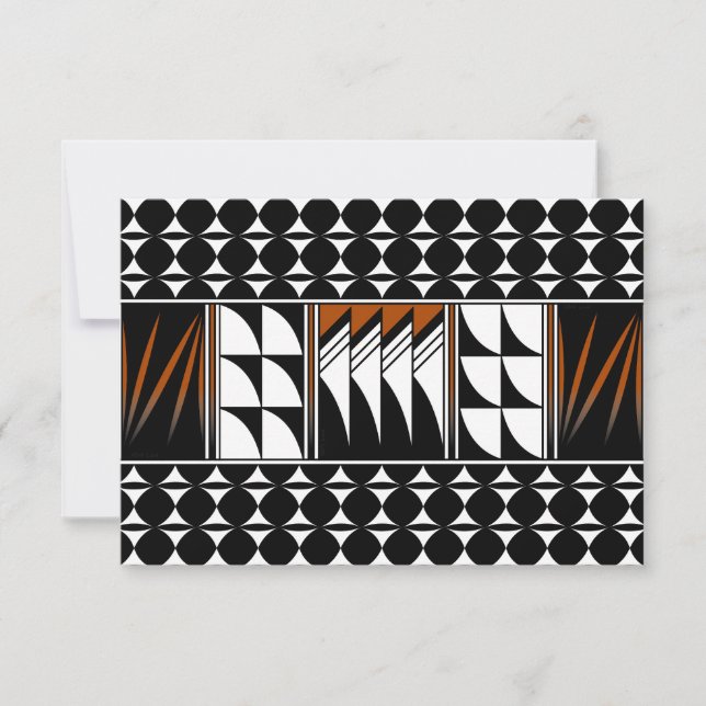 Cartão De Agradecimento Bênçãos do Sudoeste das Penas (Frente)