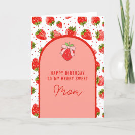 Cartão De Agradecimento Berry Sweet Birthday Card