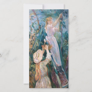 Cartão De Agradecimento Berthe Morisot - A Colhedora de Cerejas