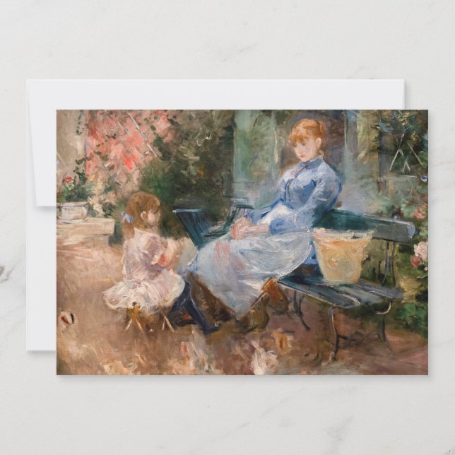 Cartão De Agradecimento Berthe Morisot - A Fable (Frente)