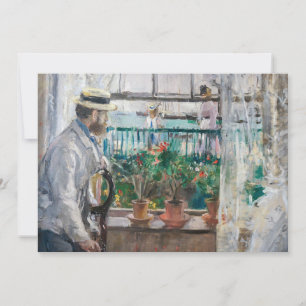 Cartão De Agradecimento Berthe Morisot - Eugene Manet na Ilha de Wight