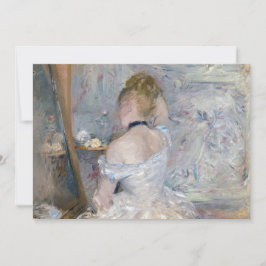 Cartão De Agradecimento Berthe Morisot - Mulher na sua Toilette