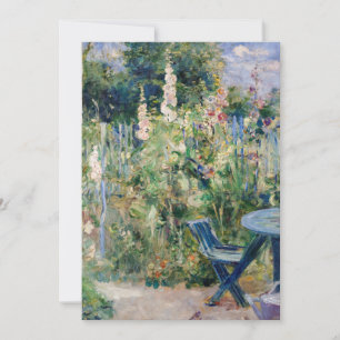 Cartão De Agradecimento Berthe Morisot -Roses Tremieres / Malvas