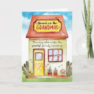 Cartão De Agradecimento BESSED são as vovós que fazem memórias doces