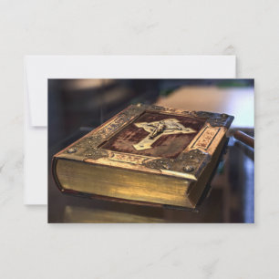 Cartão De Agradecimento Bíblia Cristã Antiquada