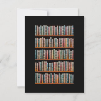 Cartão De Agradecimento Biblioteca