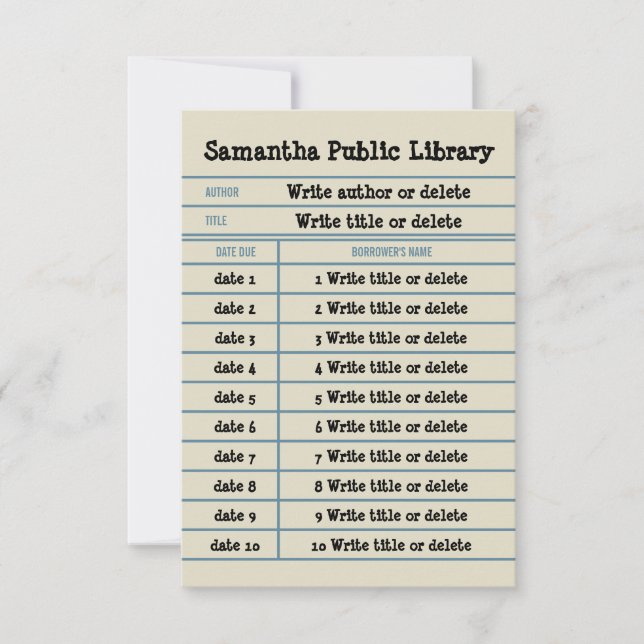 Cartão De Agradecimento Biblioteca de Linha de Notebook Personalizada (Frente)