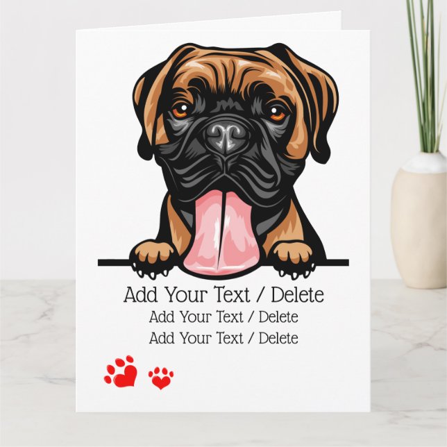 Cartão De Agradecimento Big Card Puppy Love (Frente)