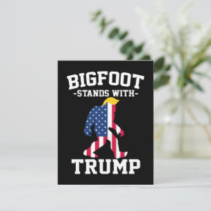 Cartão De Agradecimento Bigfoot Apoia Trump Eleições 2024