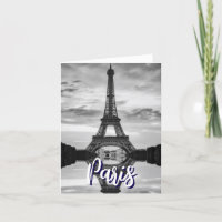 Black White Eiffel Tower Paris Love City Viagem