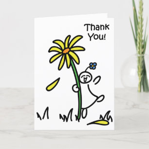 Cartão De Agradecimento Bloomin' Awesome Thank You