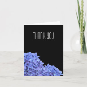 Cartão De Agradecimento Blue Hydrangeas Thank You Note