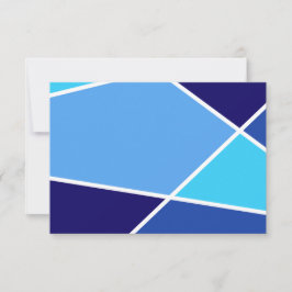 Cartão De Agradecimento Blue JanaiCreates Color Collection Thank You Card